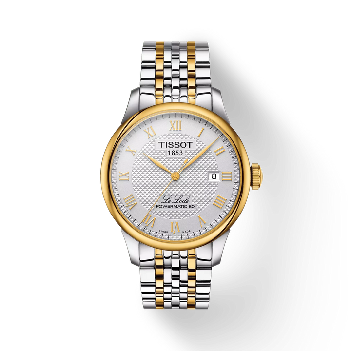 Le Locle Powermatic 80 Steel and Yellow PVD 39MM Watch