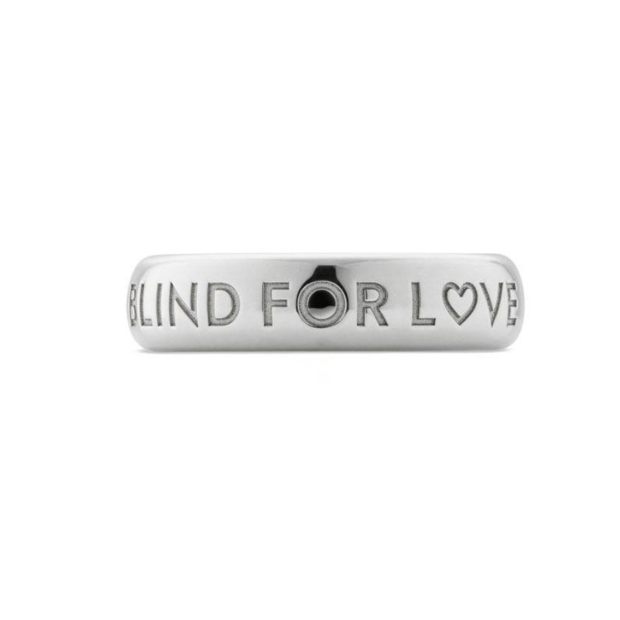 Blind For Love Silver 5MM Ring