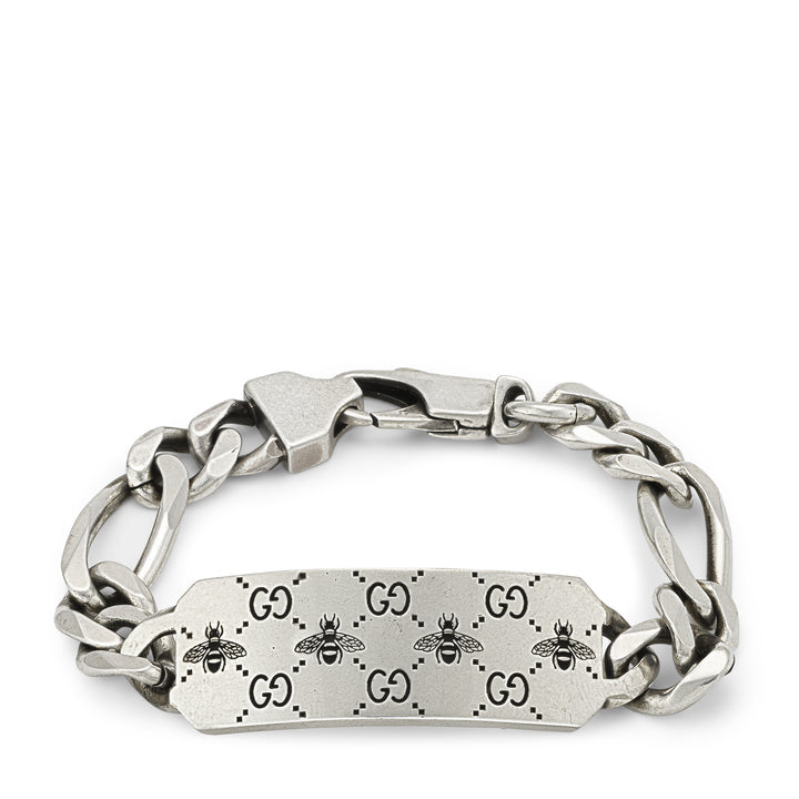 YBA728264001020|GUCCI |SIGNATURE |SIlver Bracelet GG Bee