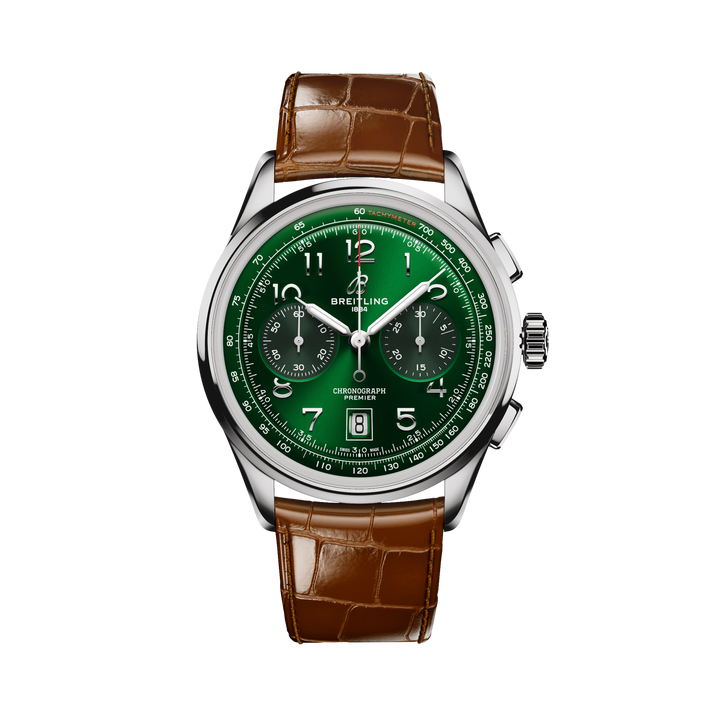 Premier B01 Chronograph Green Dial 42MM Watch
