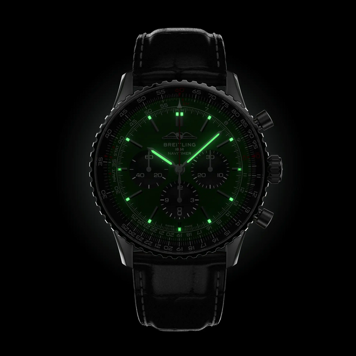 Navitimer B01 Chronograph Green Dial 46MM Watch