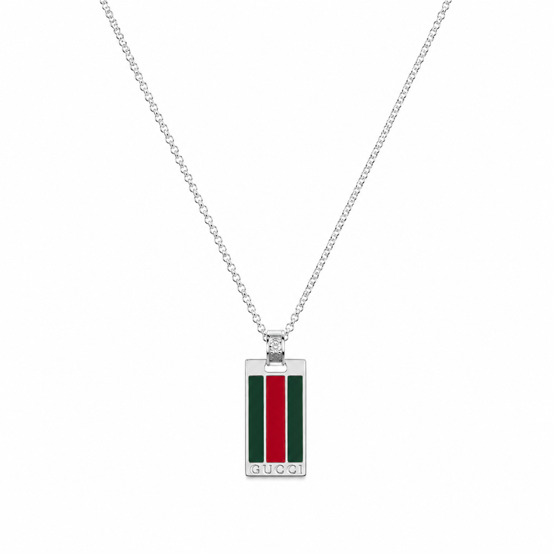 Pendant Chain Necklace with Web