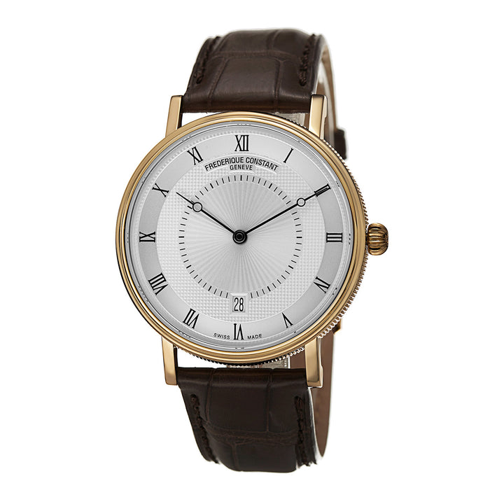Silver Guilloche Dial 39MM Watch