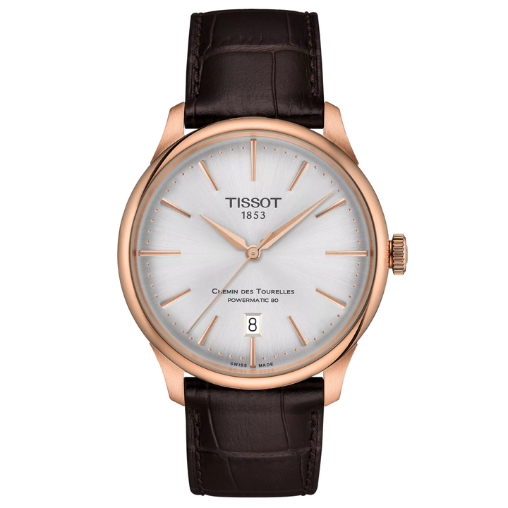 Chemin Des Tourelles Rose PVD Case 39MM Watch