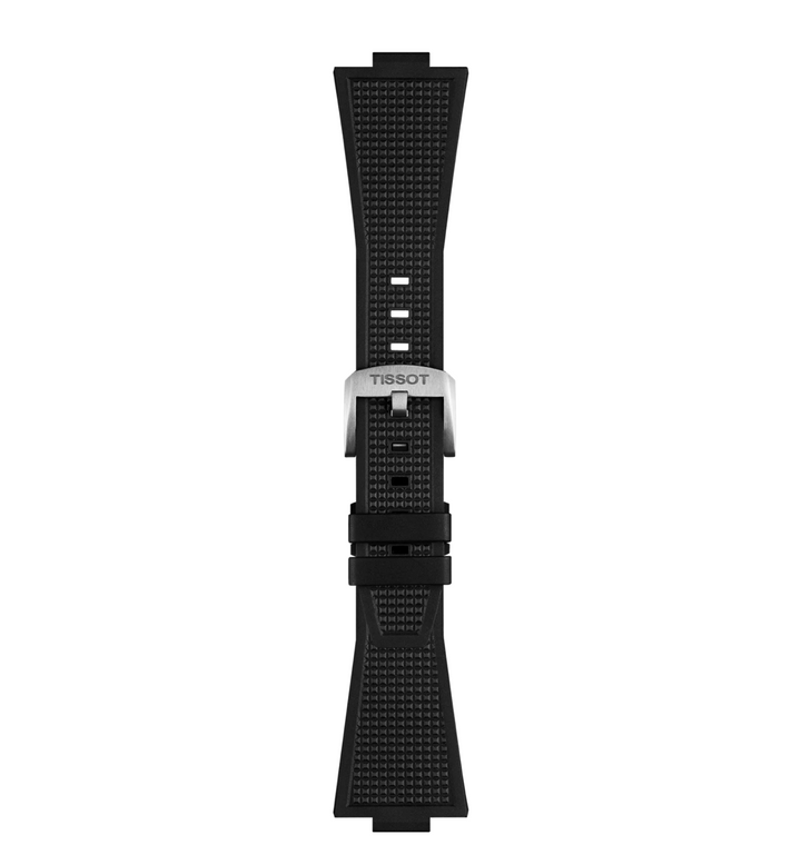 Black Rubber Strap with Buckle