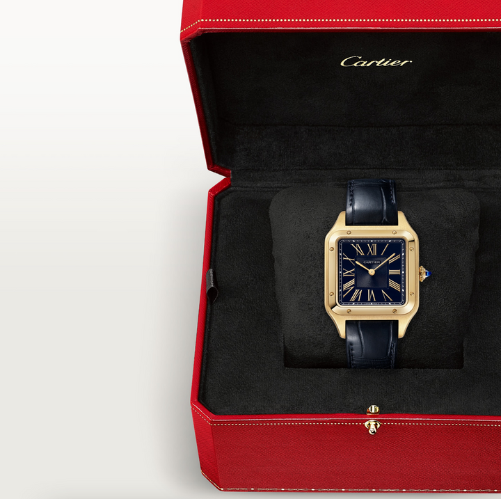 Santos Dumont Yellow Gold Large Model
