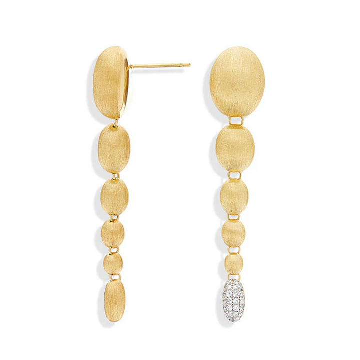 Dancing Gold and Diamond Earrings