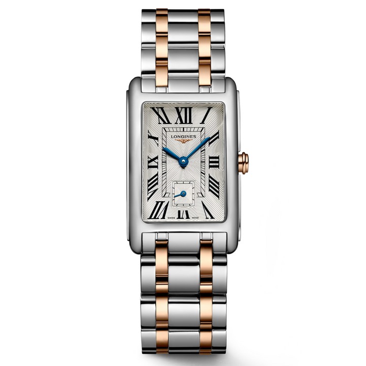 DolceVita Stainless Steel with 18K Pink Gold 23x37MM Watch