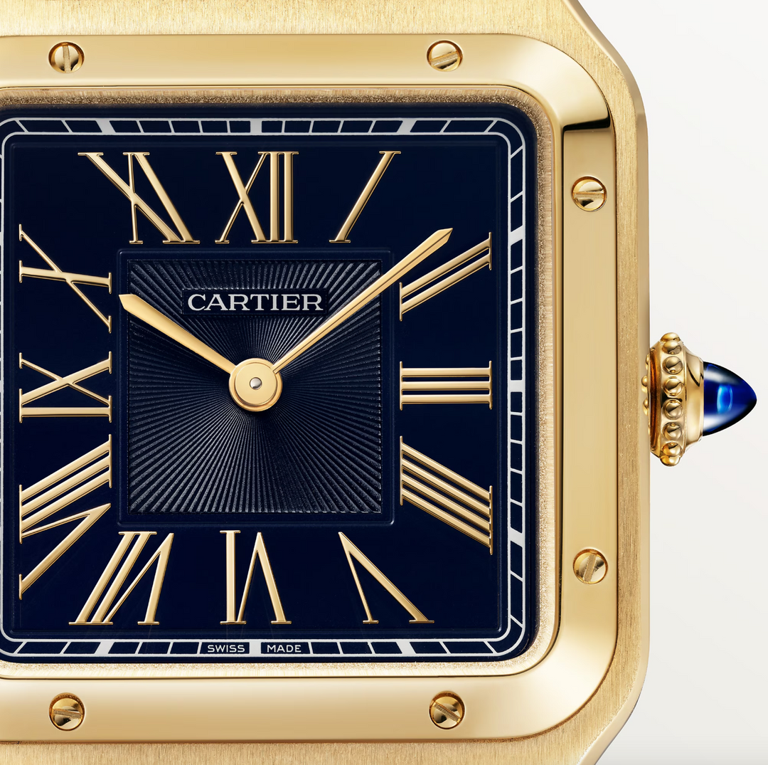 Santos Dumont Yellow Gold Large Model