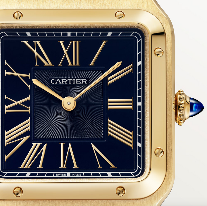 Santos Dumont Yellow Gold Large Model