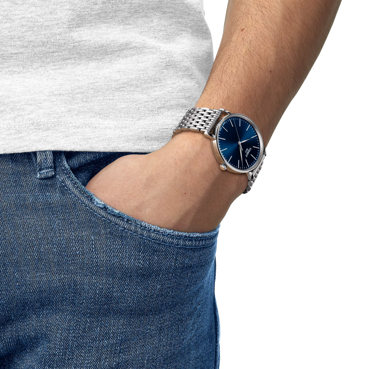 Everytime Blue Index Dial 40MM Watch