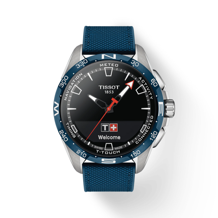 T-Touch Connect Solar 47MM Blue Ceramic Bezel