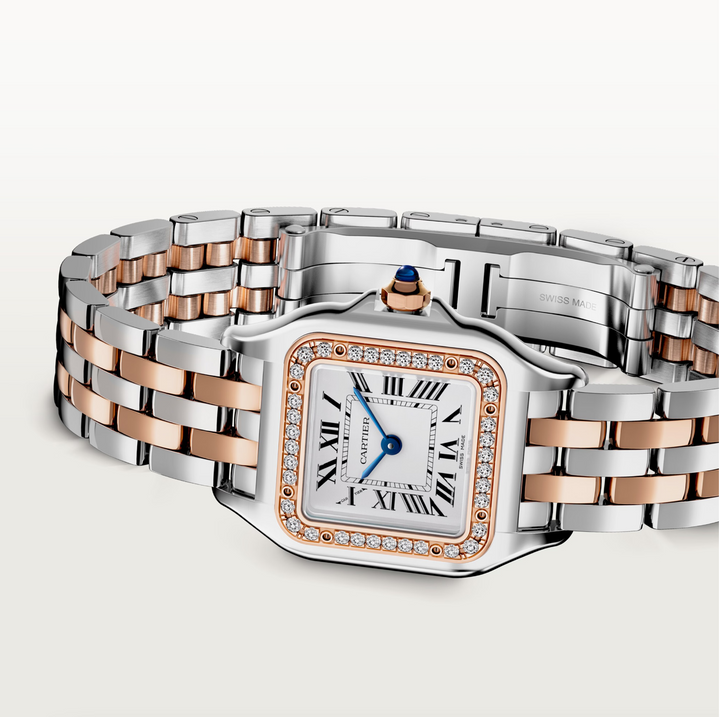 Panthère Steel and Rose Gold Small Model