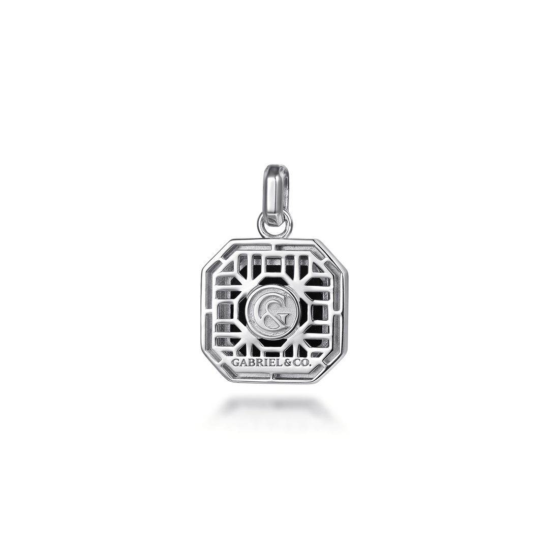 Silver Onyx Pendant
