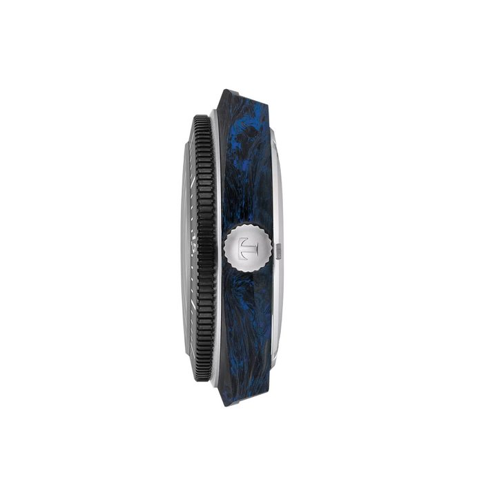 Sideral Powermatic 80 Blue Rubber Strap 41MM Watch