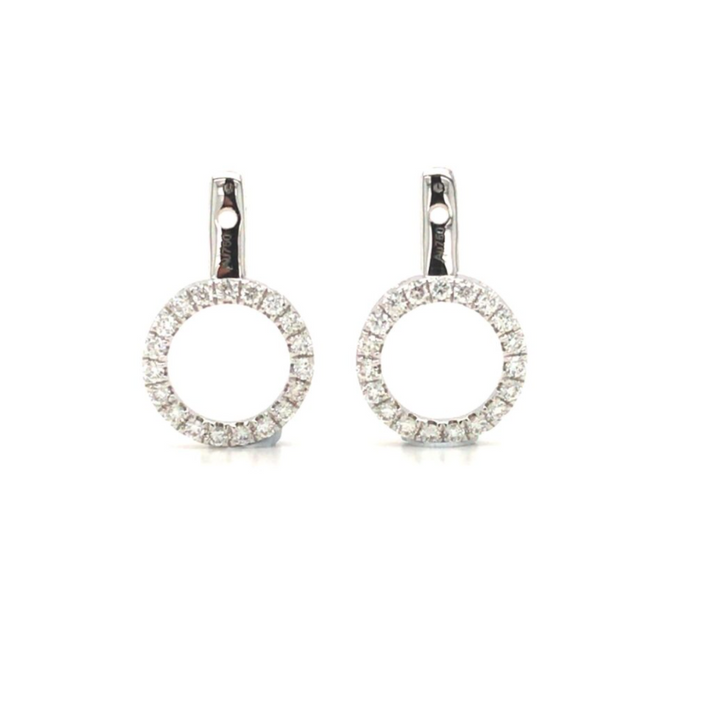 Two Way Diamond Jackets Earrings