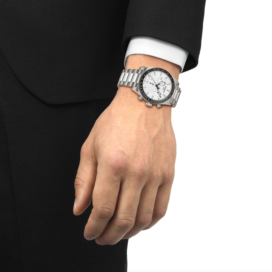 PR516 Chronograph White Dial 40MM Watch