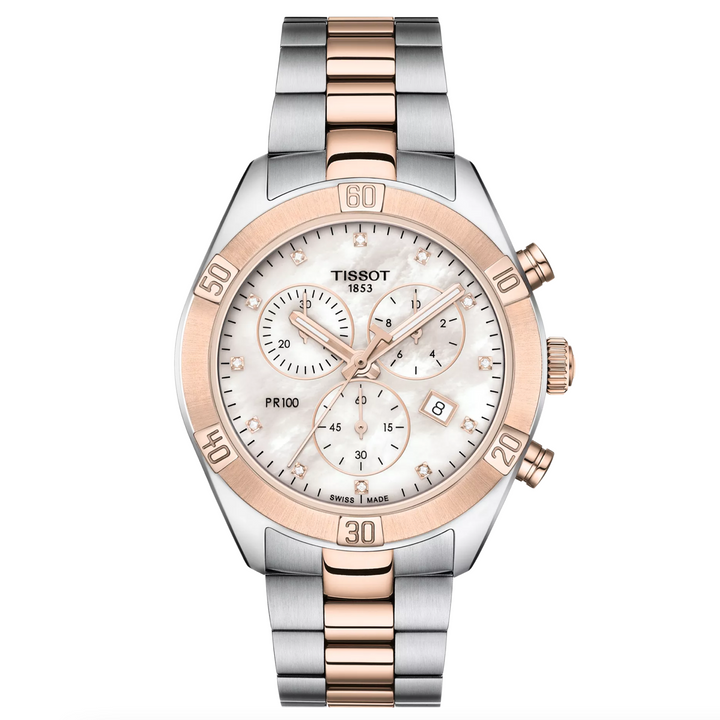PR 100 Sport Chic Mother of Pearl Dial 38MM Watch
