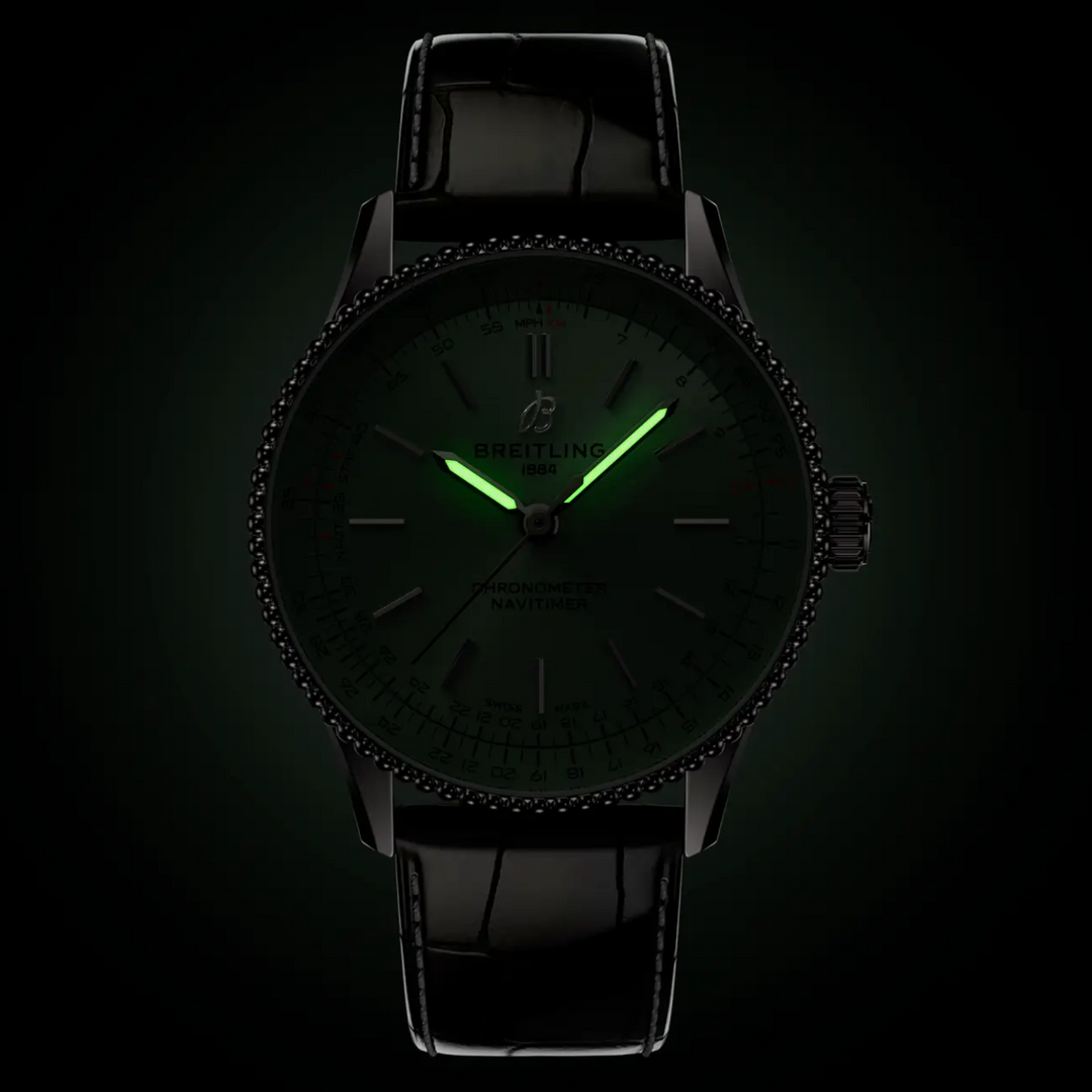 Navitimer Mint Green Dial 36MM Watch