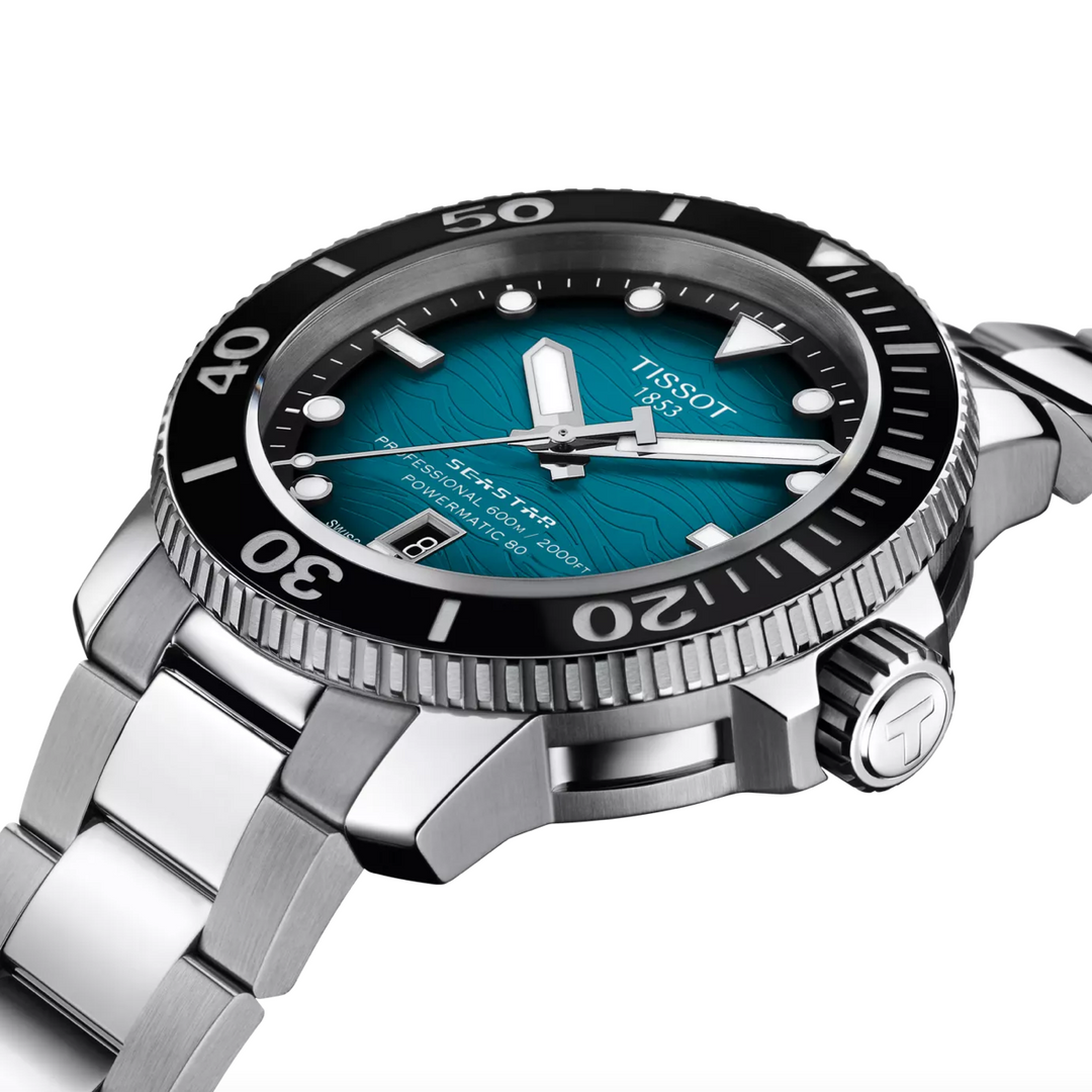 Seastar Professional 2000 Powermatic 80 Aqua Dial 46MM Watch