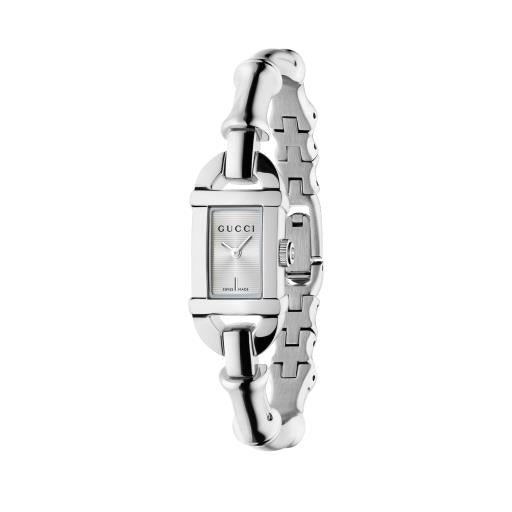 Bamboo Steel Bangle Watch