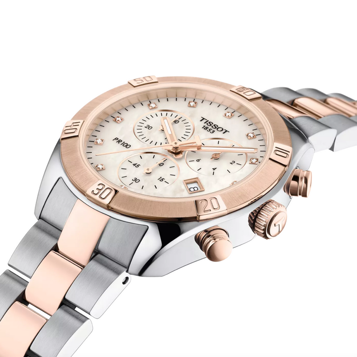 PR 100 Sport Chic Mother of Pearl Dial 38MM Watch