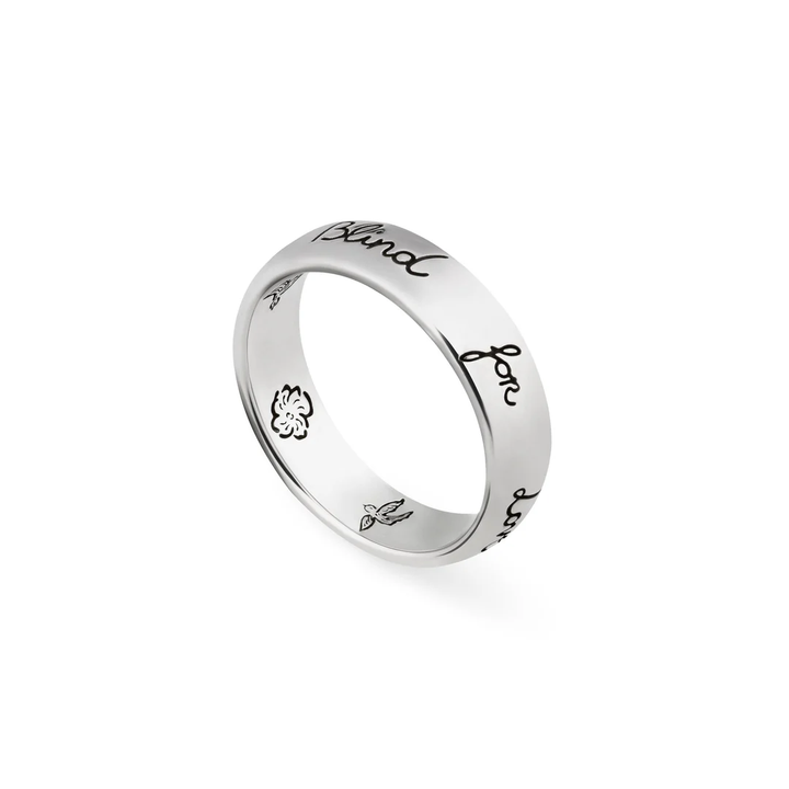 Blind For Love Silver 5MM Ring