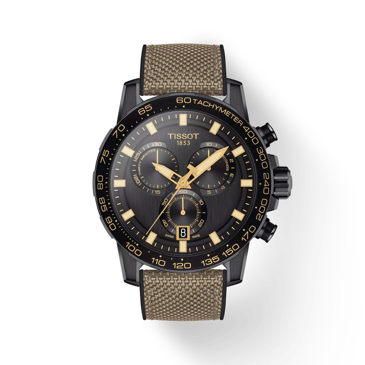Supersport Chrono45.5MM Black/Beige Watch