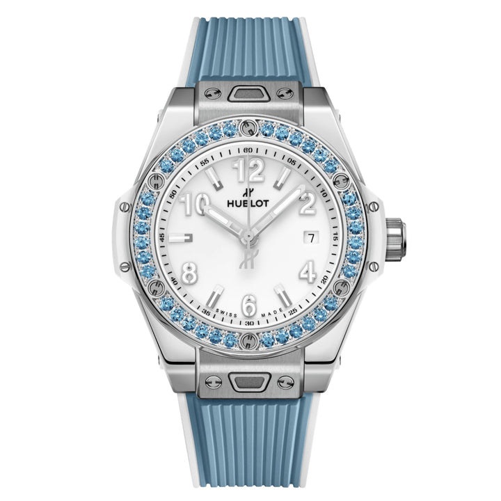 Joyful Big Bang One Click Sky Blue 33MM Watch