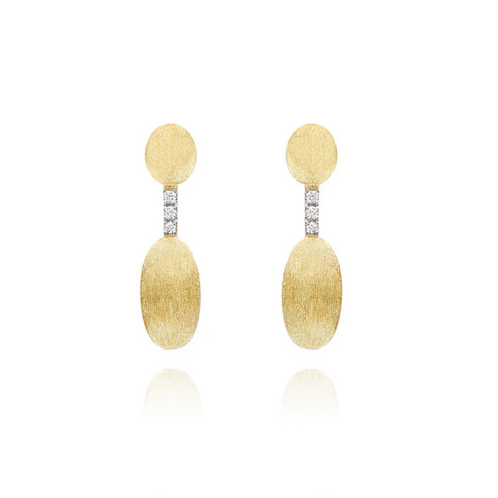 Elite Gold and Diamond Handmade Minimal Earrings