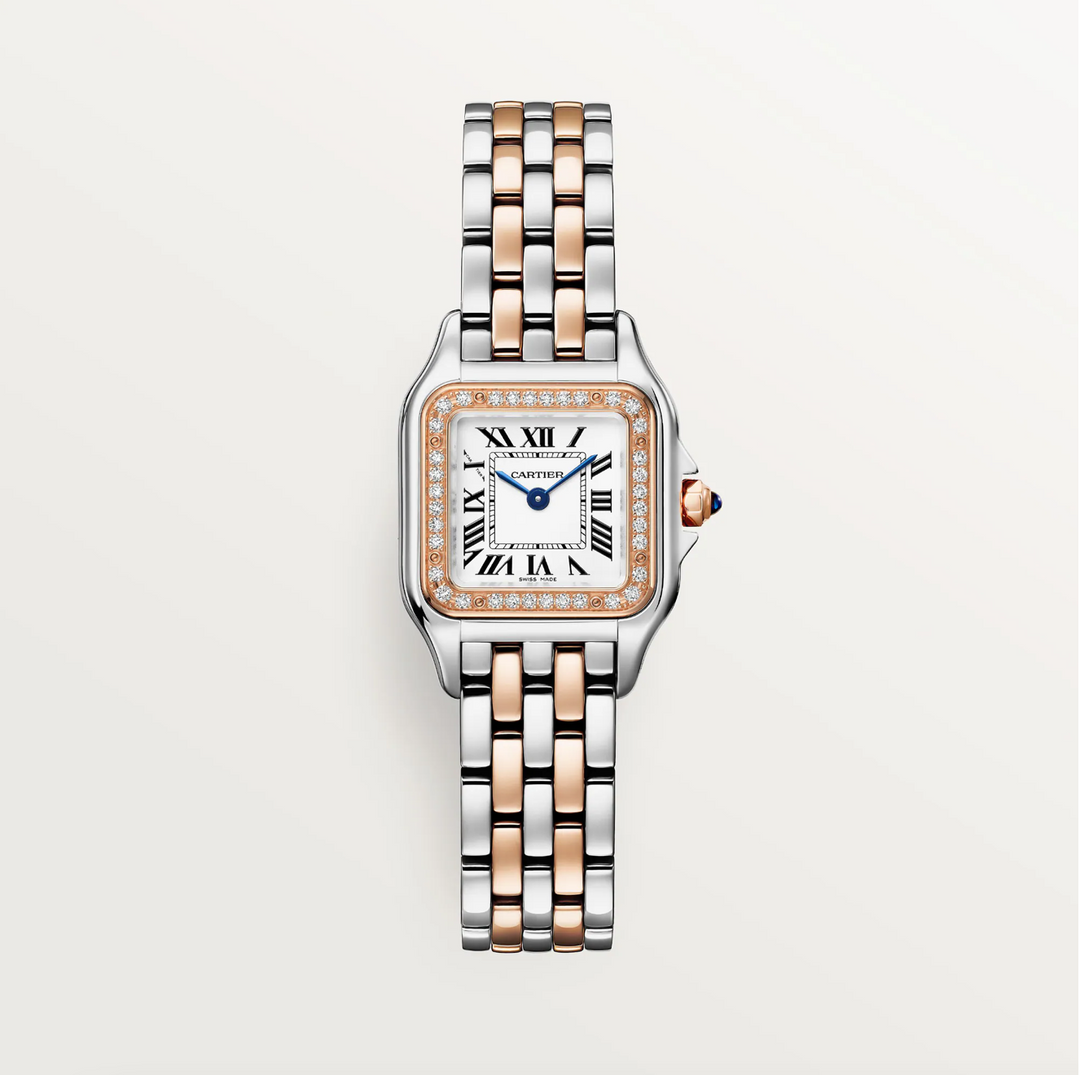 Panthère Steel and Rose Gold Small Model
