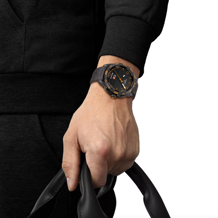 T-Touch Connect Solar Black PVD Titanium 47MM Watch