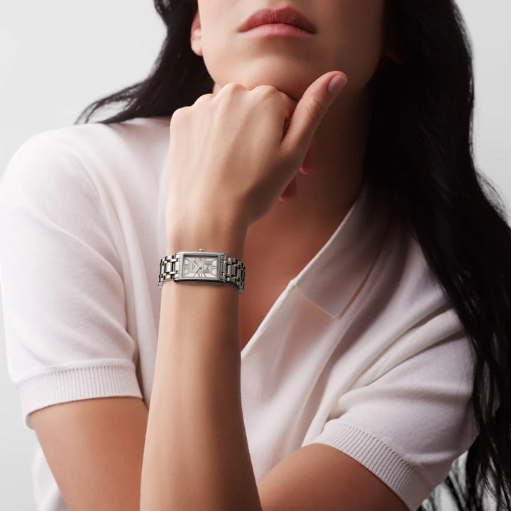 Dolcevita Steel and Rose 32MM Watch