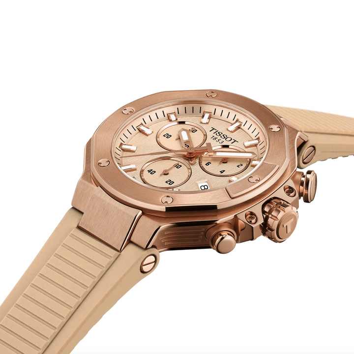 T-Race Carnation Gold PVD 38MM Watch