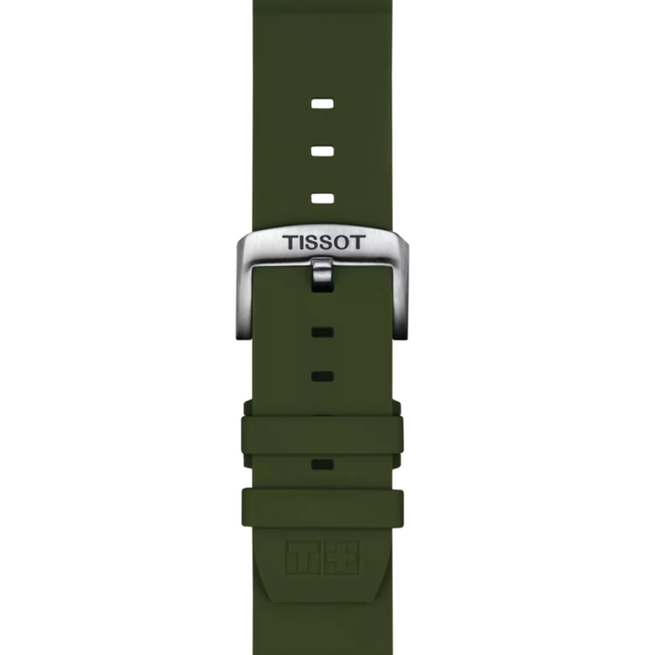 Khaki Green Silicone Strap Lugs 22MM