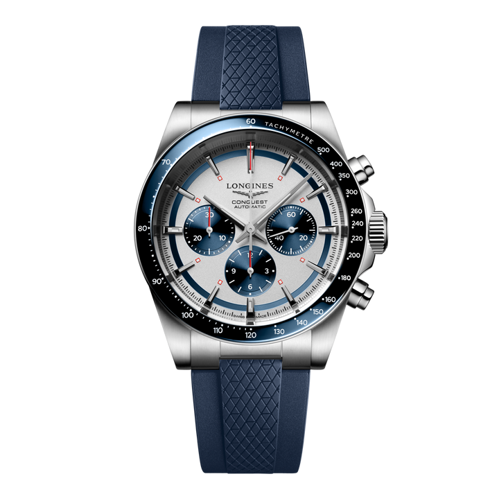 Conquest Chronograph Blue 42MM Watch