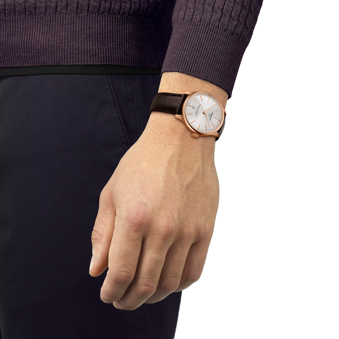 Chemin Des Tourelles Rose PVD Case 39MM Watch