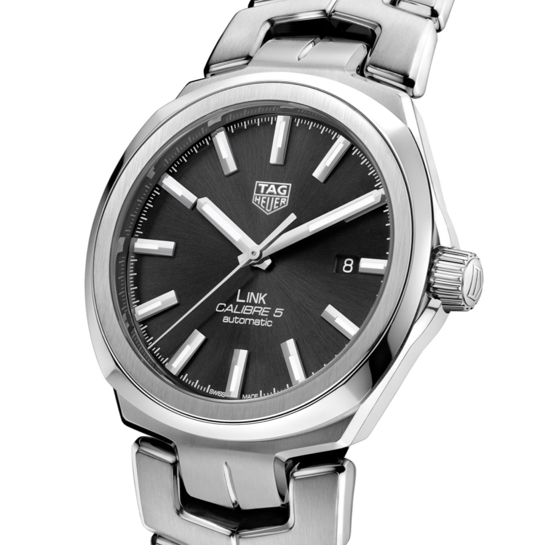 Link Date Black Dial 41MM Watch