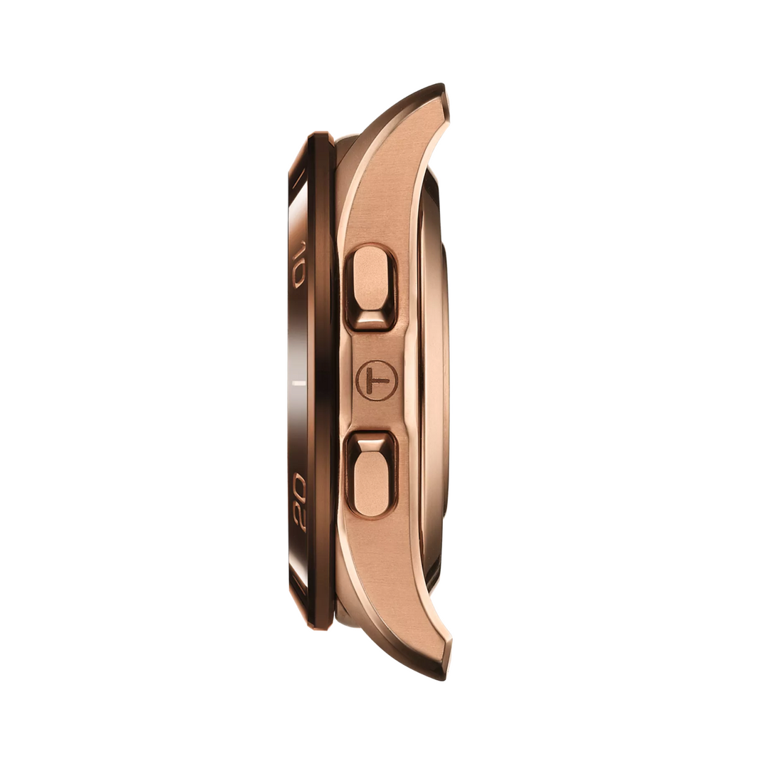 T-Touch Connect Sport Titanium Case Rose Gold PVD 44MM Watch