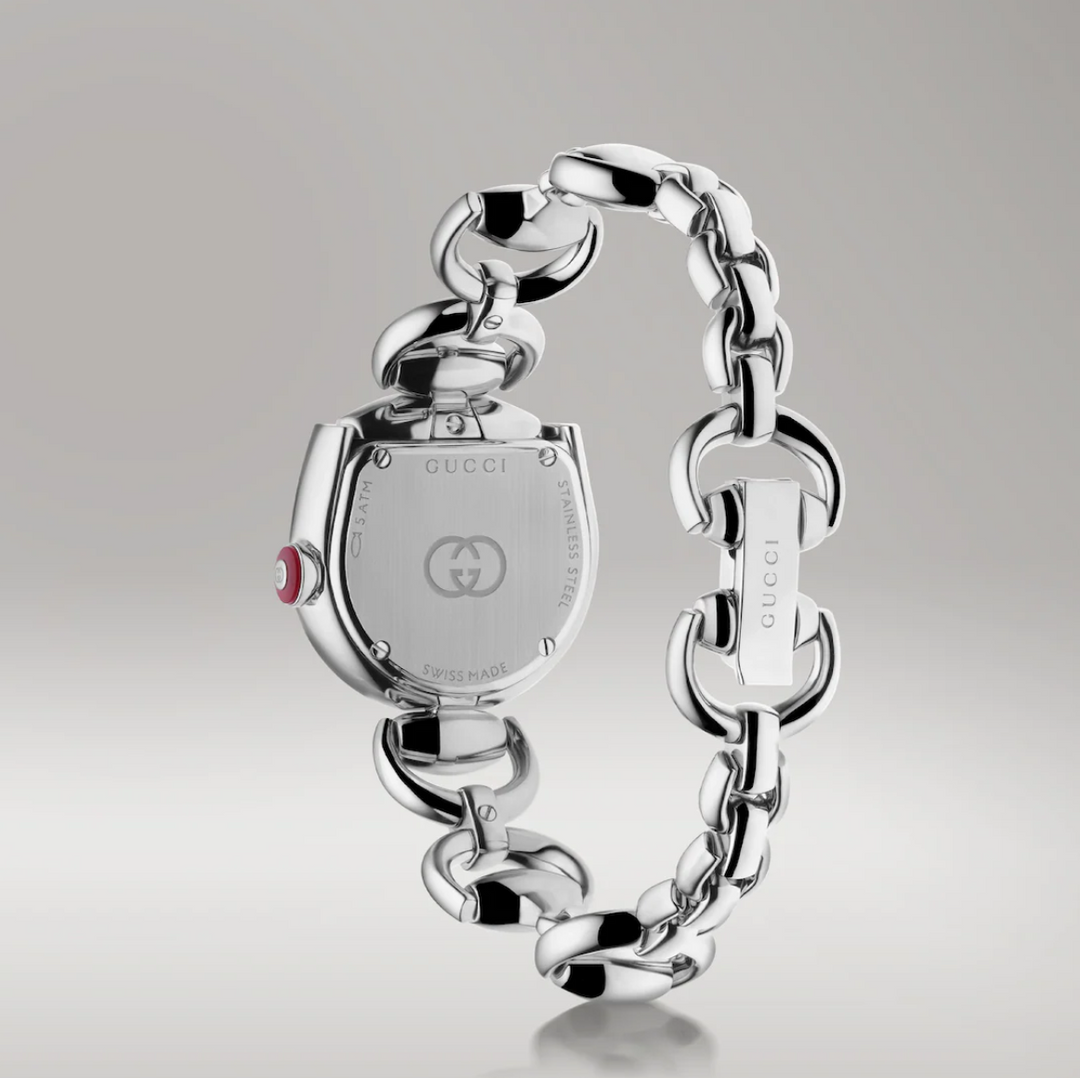 Horsebit Black Dial Watch
