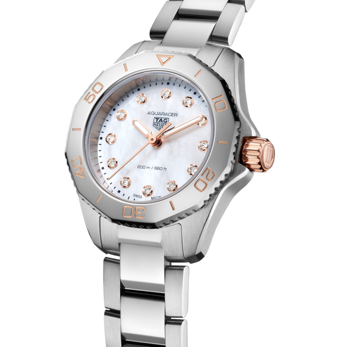 Aquaracer Professional 200 Mother of Pearl Dial 30MM Watch