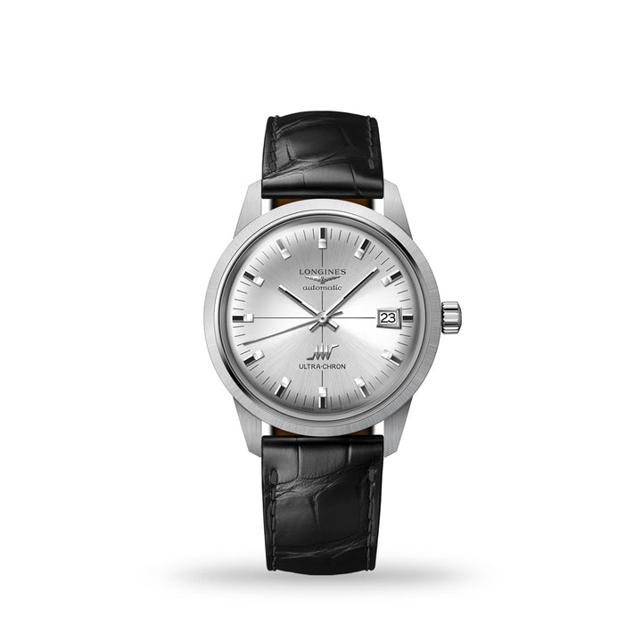Ultra Chron Classic Black Strap 37MM Watch