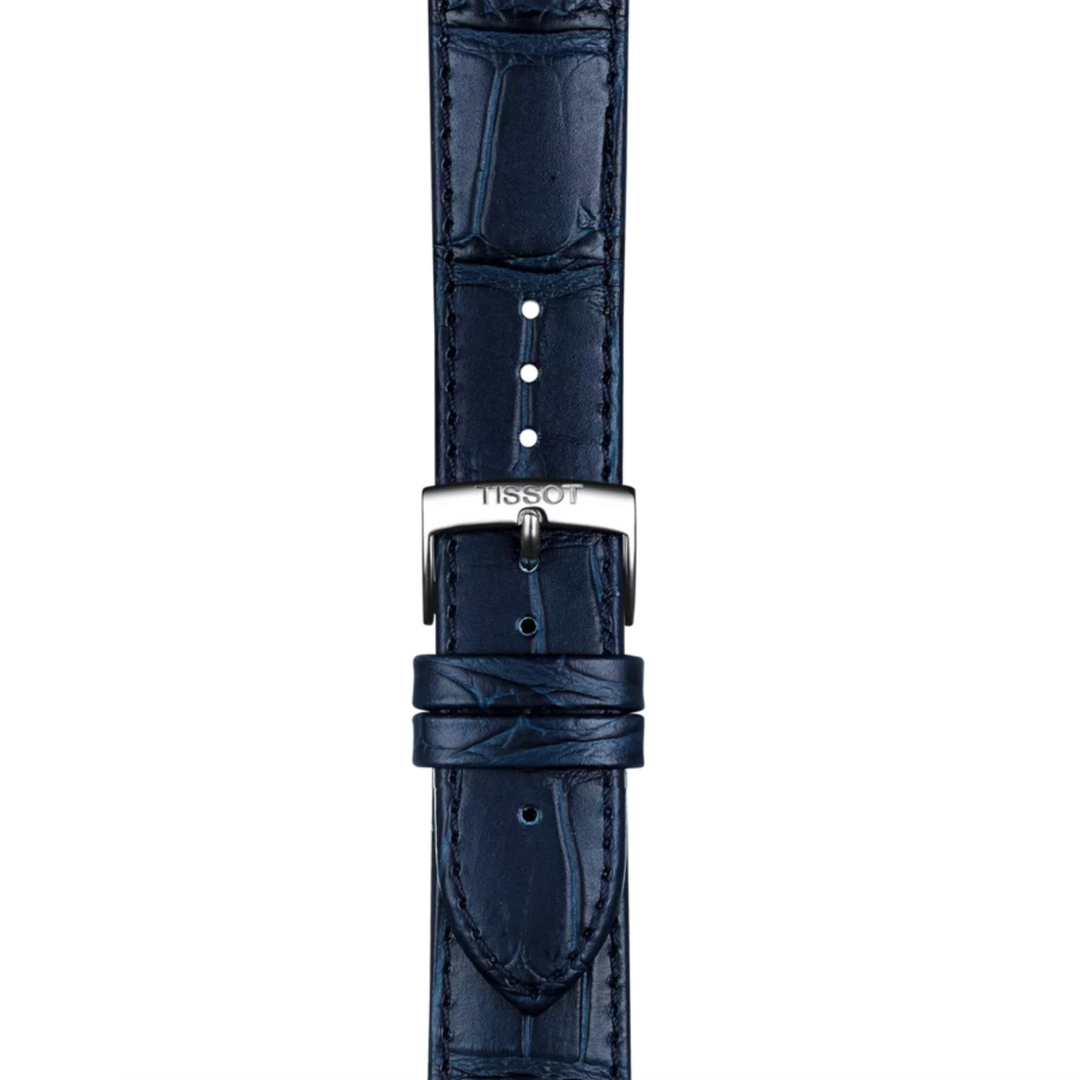 Blue Leather Strap Lugs 20MM