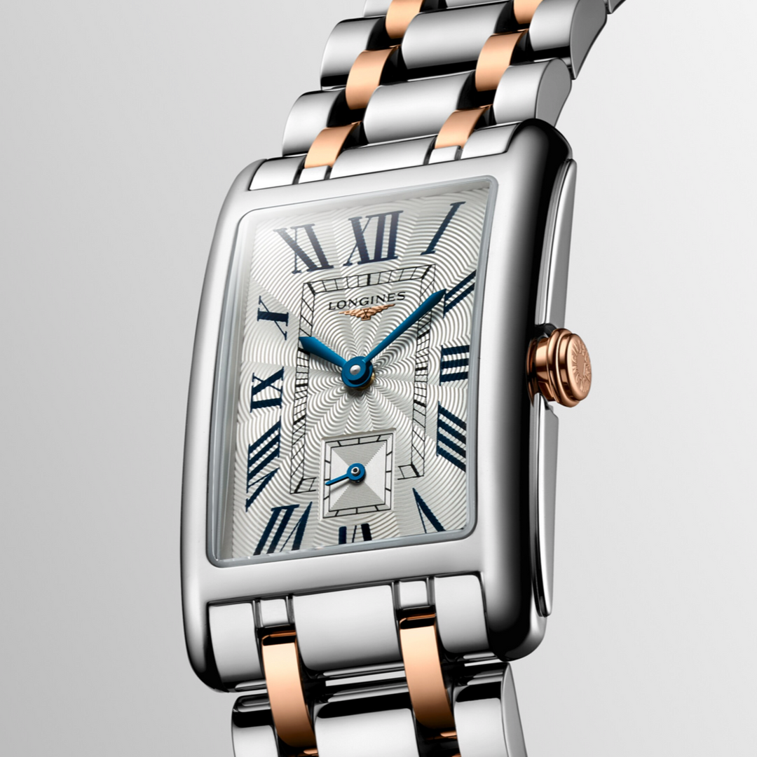 DolceVita Stainless Steel with 18K Pink Gold 23x37MM Watch