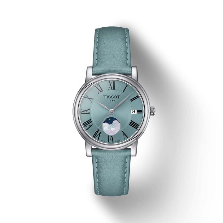 Carson Premium Moonphase 32MM Light Blue