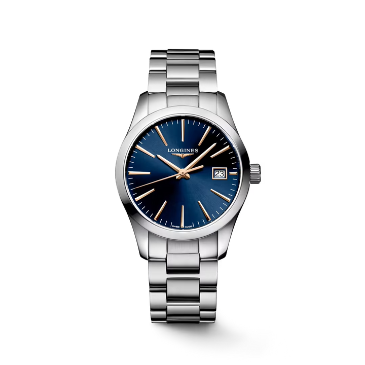 Conquest Classic Blue Dial 34MM Watch