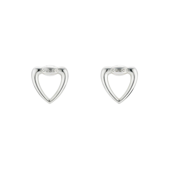 Heart Earrings Silver