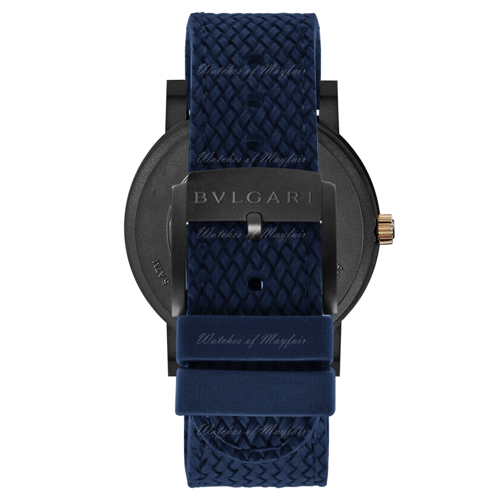 Bvlgari-Bvlgari Blue Dial and Strap 41MM Watch