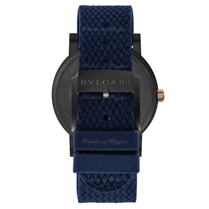 Bvlgari-Bvlgari Blue Dial and Strap 41MM Watch