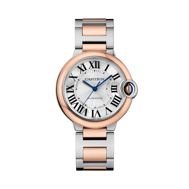 Ballon Bleu Steel and Rose Gold 36MM